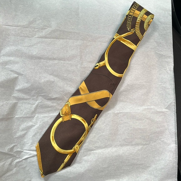 Hermes Tie, authentic, vintage - Picture 1 of 6
